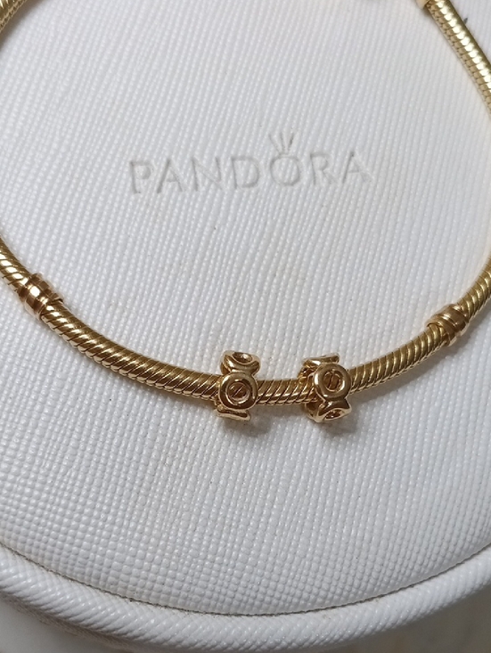 Pandora Jewelry - Pandora Two Vintage 14k Solid Gold Link Spacers